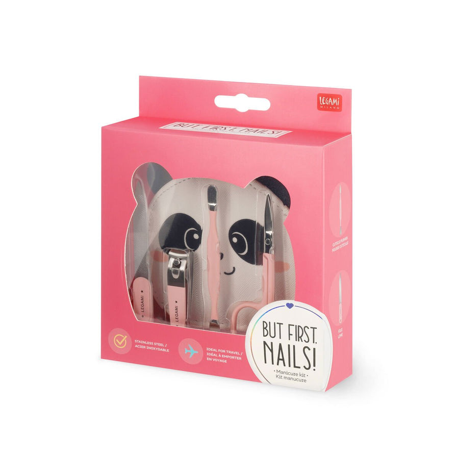 Kit de Manicura Panda - But First, Nails!