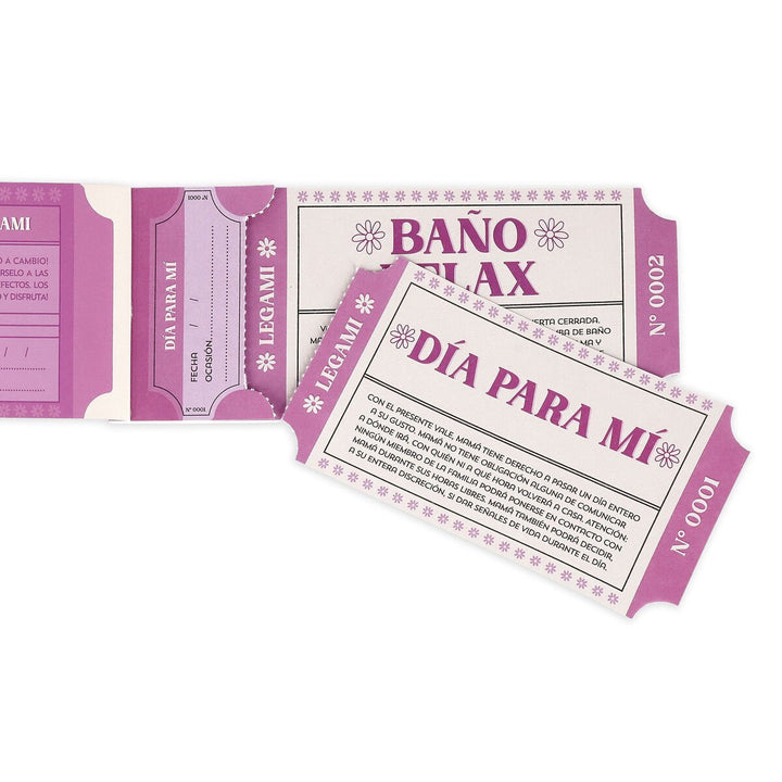 Bloque de 24 cupones para Mamá - español - Gift Vouchers