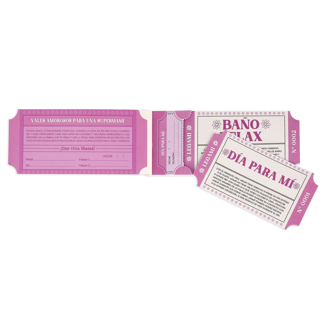 Bloque de 24 cupones para Mamá - español - Gift Vouchers