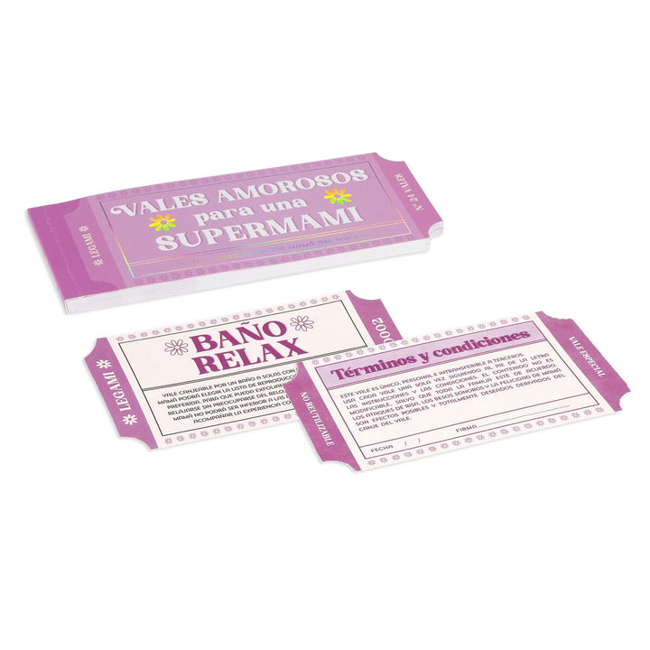 Bloque de 24 cupones para Mamá - español - Gift Vouchers