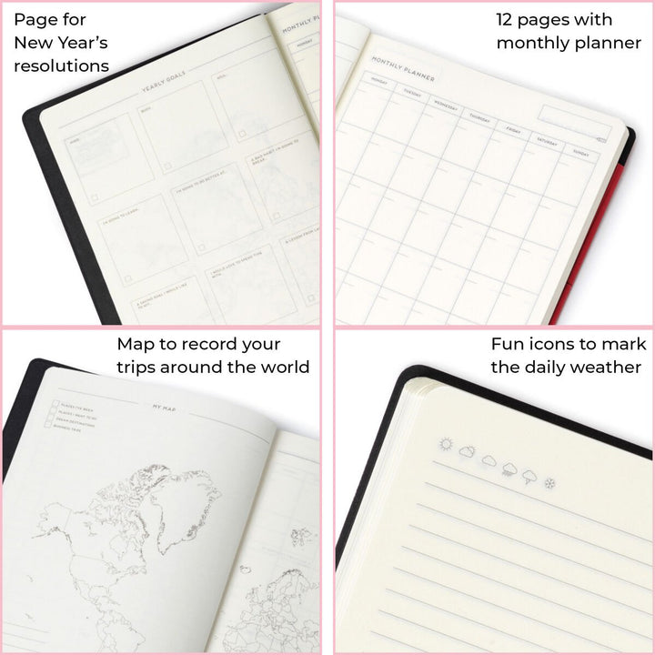 Cuaderno de Páginas Blancas - Medium - My Notebook - Lila