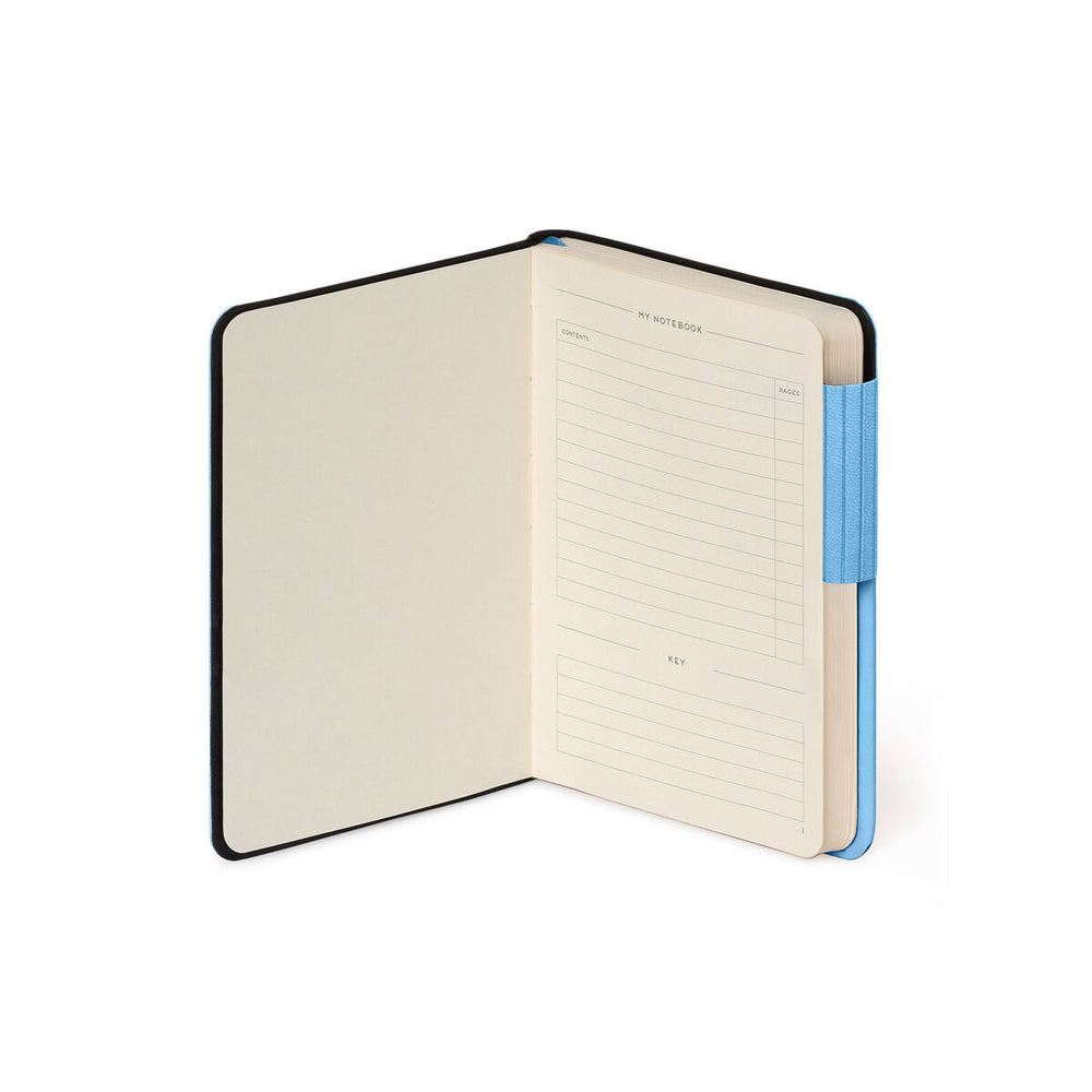 Cuaderno a Rayas con Tapa Blanda Monocolor - Retro Blue - My Notebook