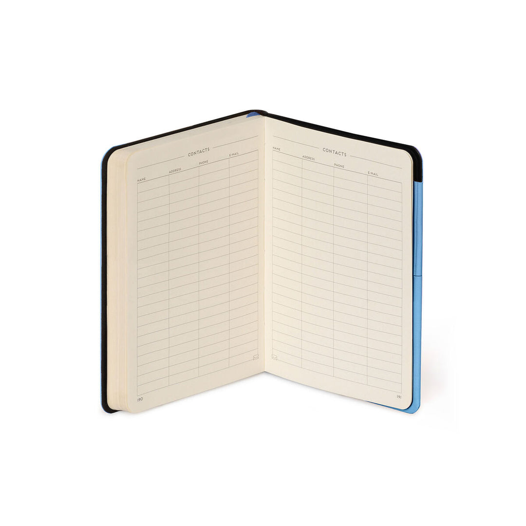 Cuaderno de Hojas Blancas con Tapa Blanda Monocolor - Retro Blue - My Notebook