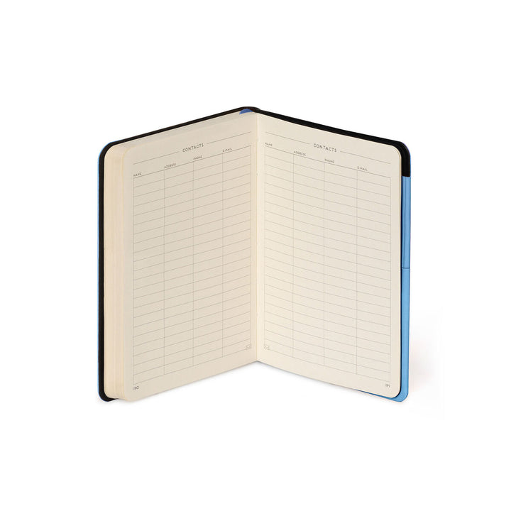 Cuaderno de Hojas Blancas con Tapa Blanda Monocolor - Retro Blue - My Notebook