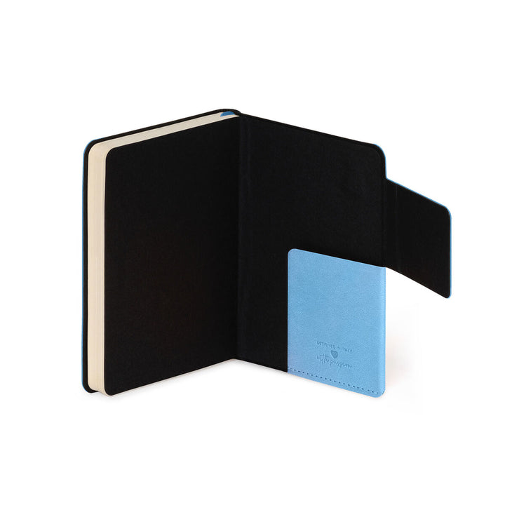 Cuaderno de Hojas Blancas con Tapa Blanda Monocolor - Retro Blue - My Notebook