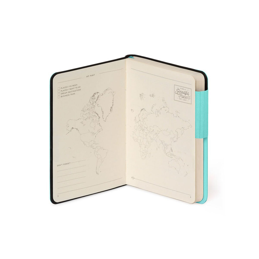 Cuaderno de Hojas Blancas con Tapa Blanda Monocolor - Aquatic Awe - My Notebook