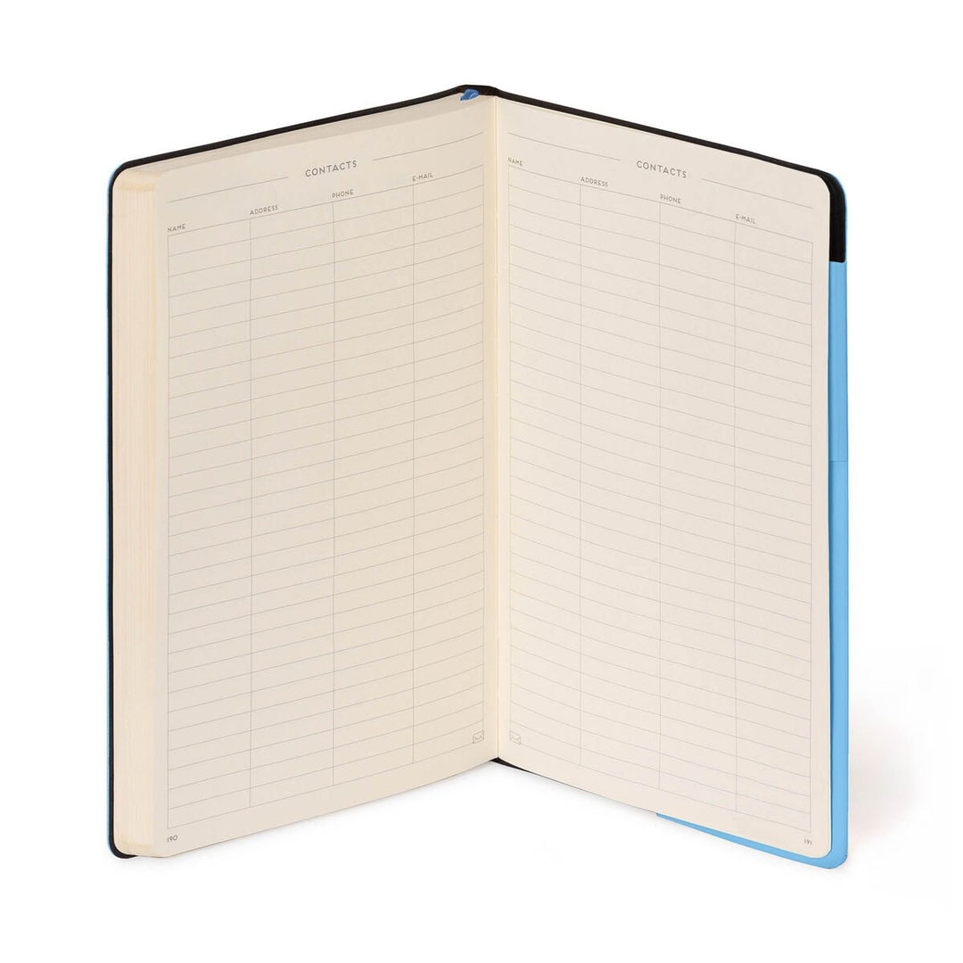 Cuaderno a Rayas con Tapa Blanda Monocolor - Retro Blue - My Notebook