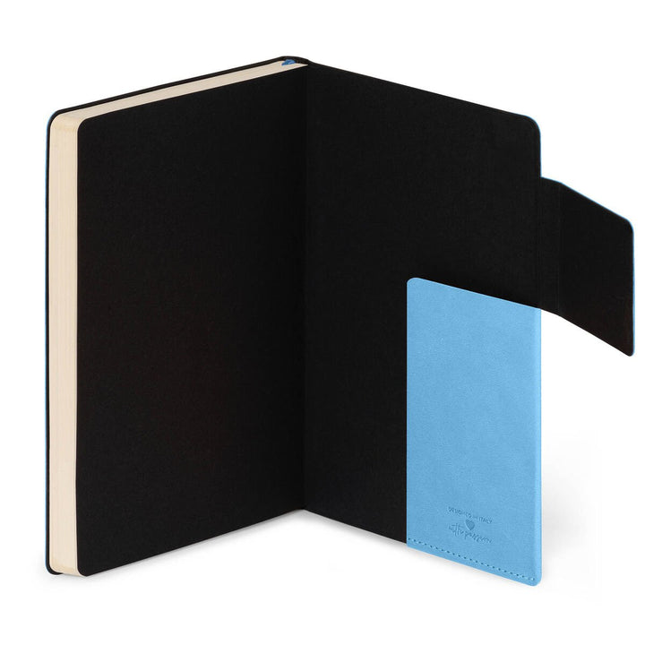 Cuaderno a Rayas con Tapa Blanda Monocolor - Retro Blue - My Notebook
