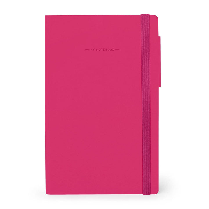 Cuaderno a Rayas con Tapa Blanda Monocolor - Raspberry - My Notebook