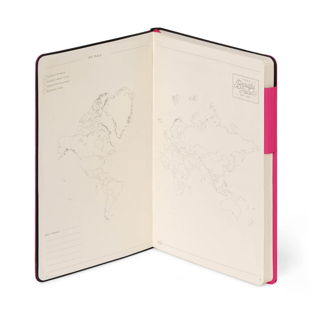 Cuaderno a Rayas con Tapa Blanda Monocolor - Raspberry - My Notebook