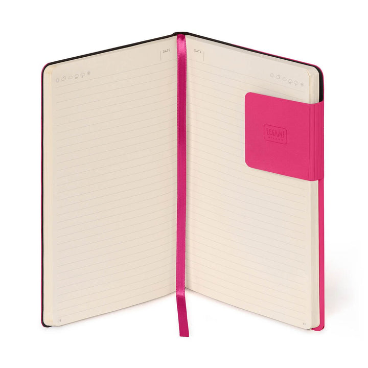 Cuaderno a Rayas con Tapa Blanda Monocolor - Raspberry - My Notebook