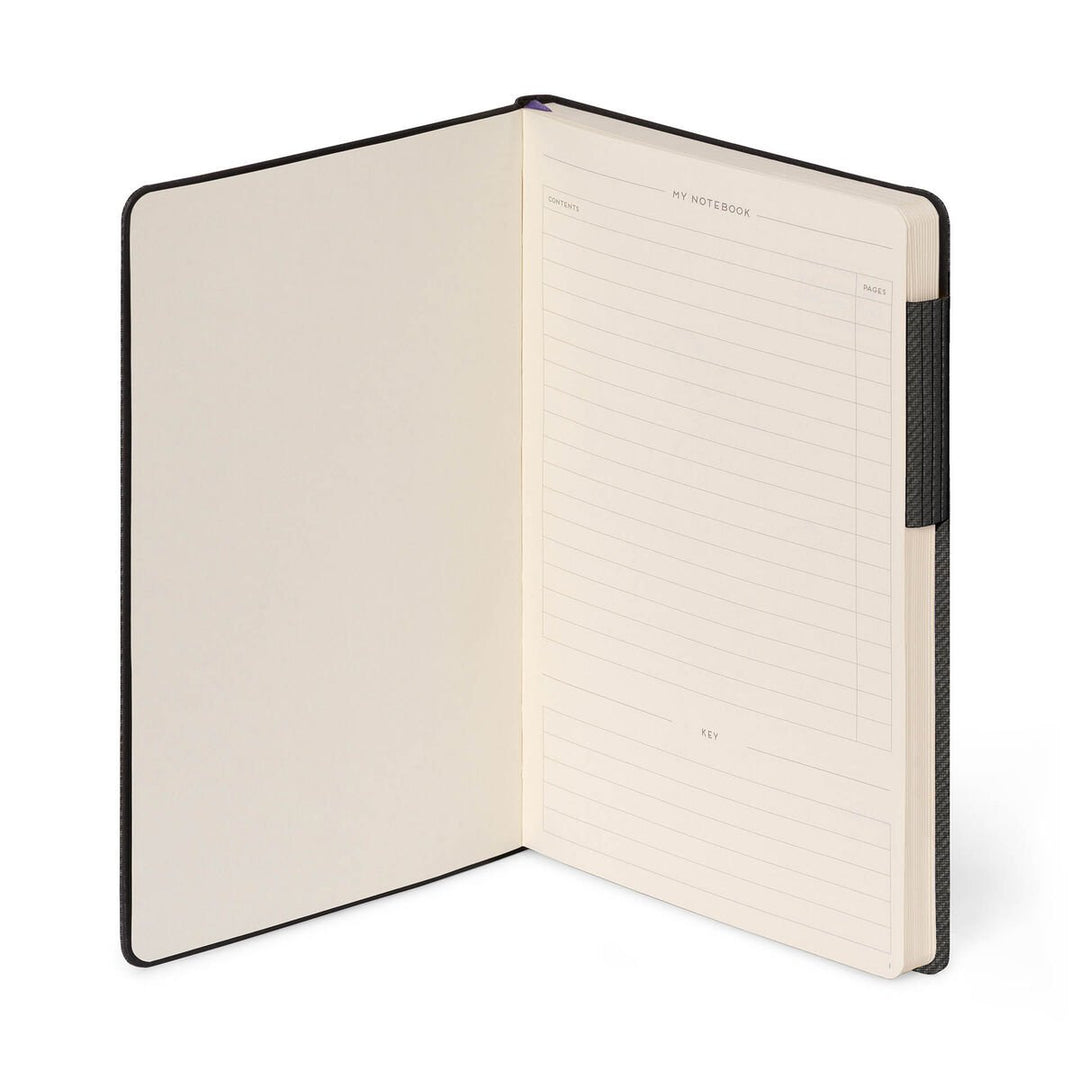 Cuaderno a Rayas con Tapa Blanda Monocolor - Deep Graphite - My Notebook