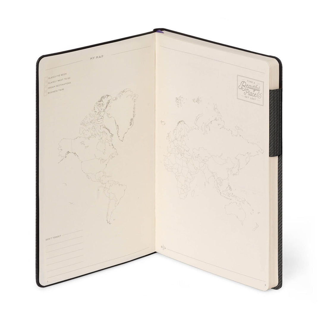 Cuaderno a Rayas con Tapa Blanda Monocolor - Deep Graphite - My Notebook