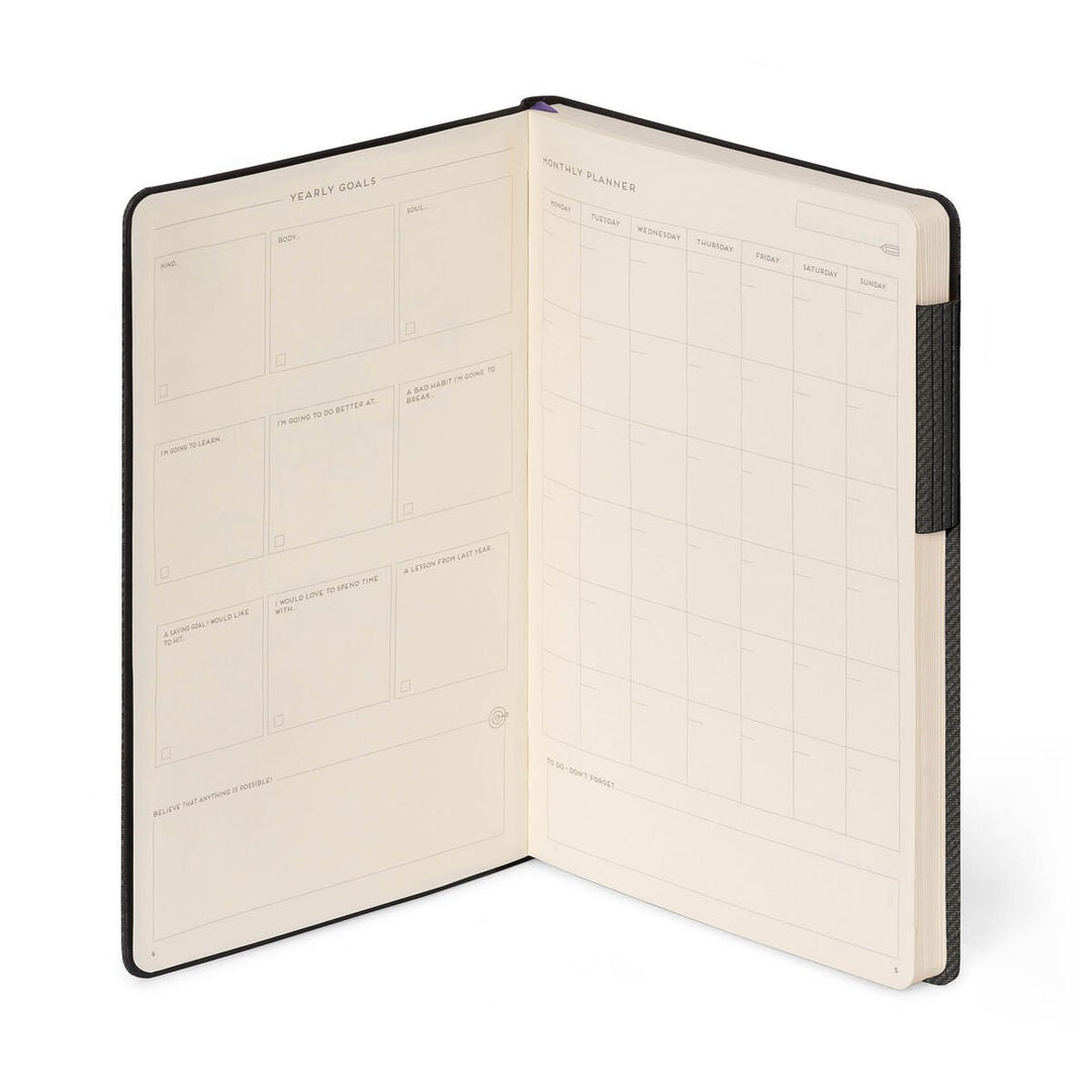 Cuaderno a Rayas con Tapa Blanda Monocolor - Deep Graphite - My Notebook