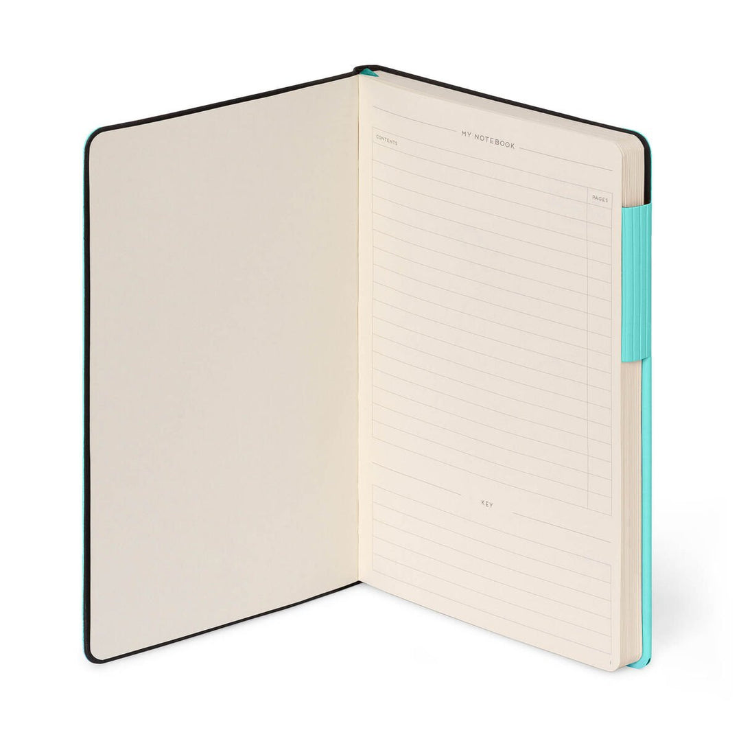 Cuaderno de Hojas Blancas con Tapa Blanda Monocolor - Aquatic Awe - My Notebook
