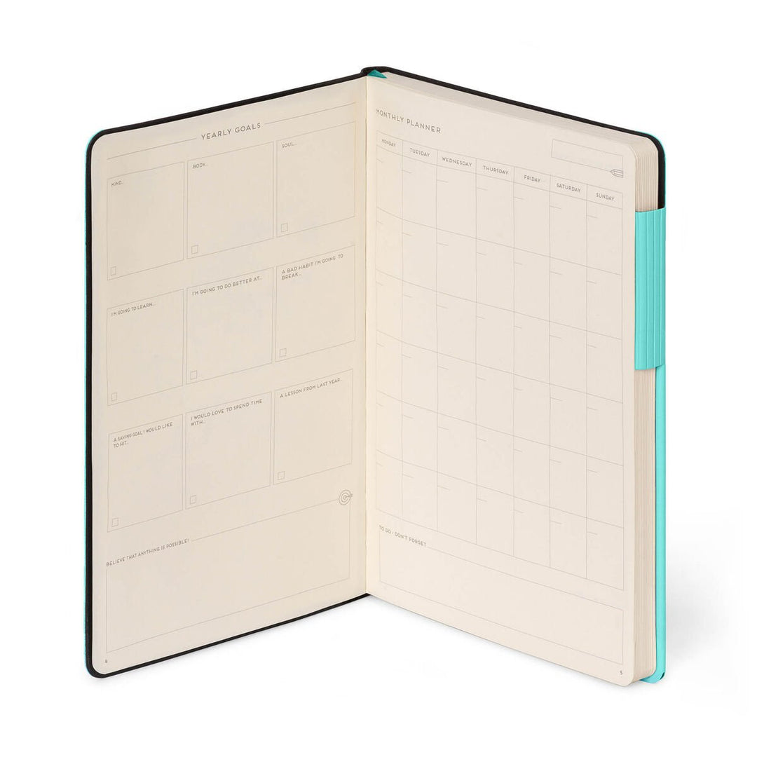 Cuaderno de Hojas Blancas con Tapa Blanda Monocolor - Aquatic Awe - My Notebook