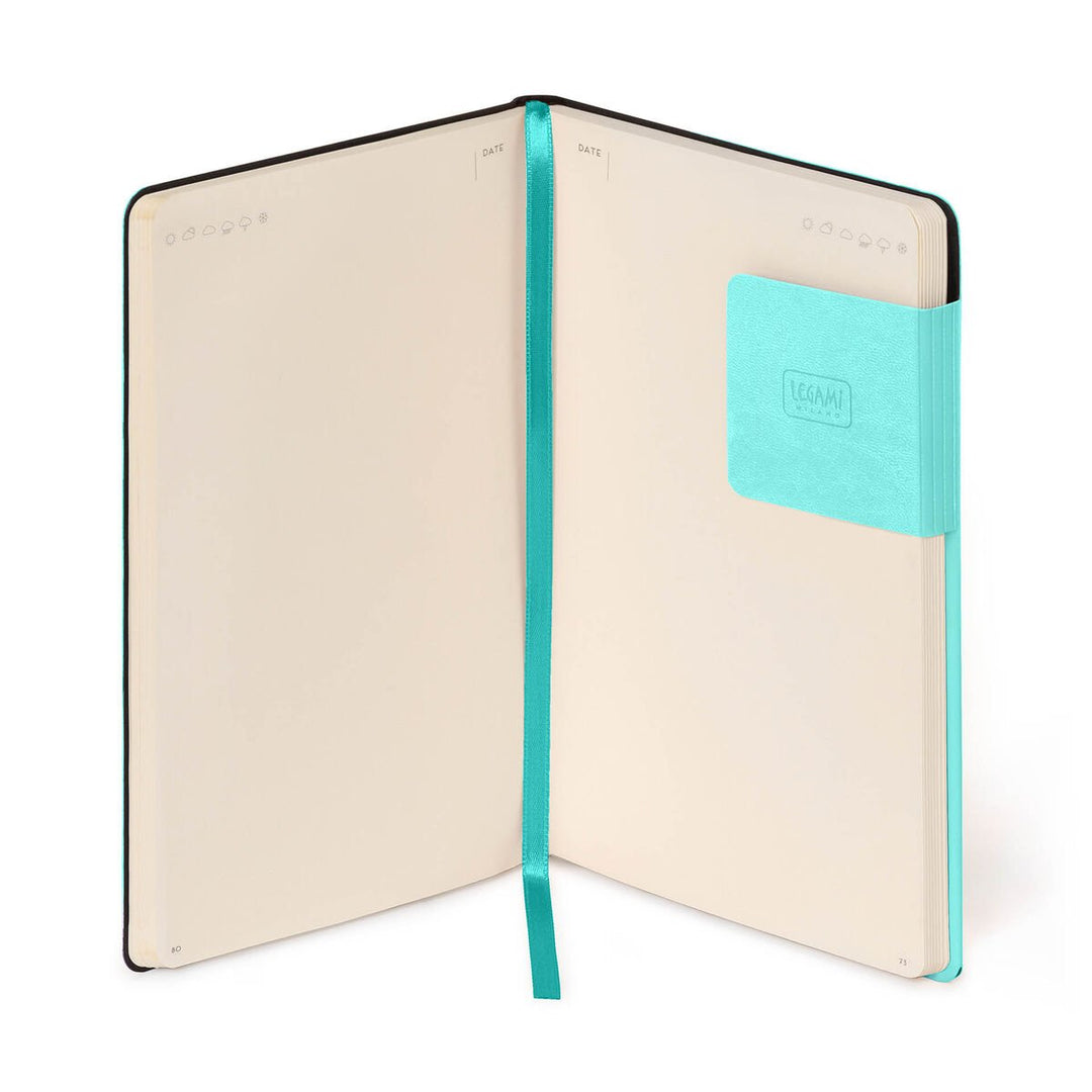 Cuaderno de Hojas Blancas con Tapa Blanda Monocolor - Aquatic Awe - My Notebook