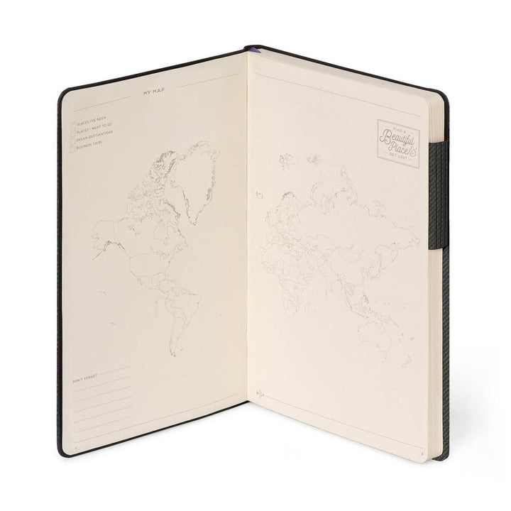 Cuaderno de Hojas Blancas con Tapa Blanda Monocolor - Deep Graphite - My Notebook