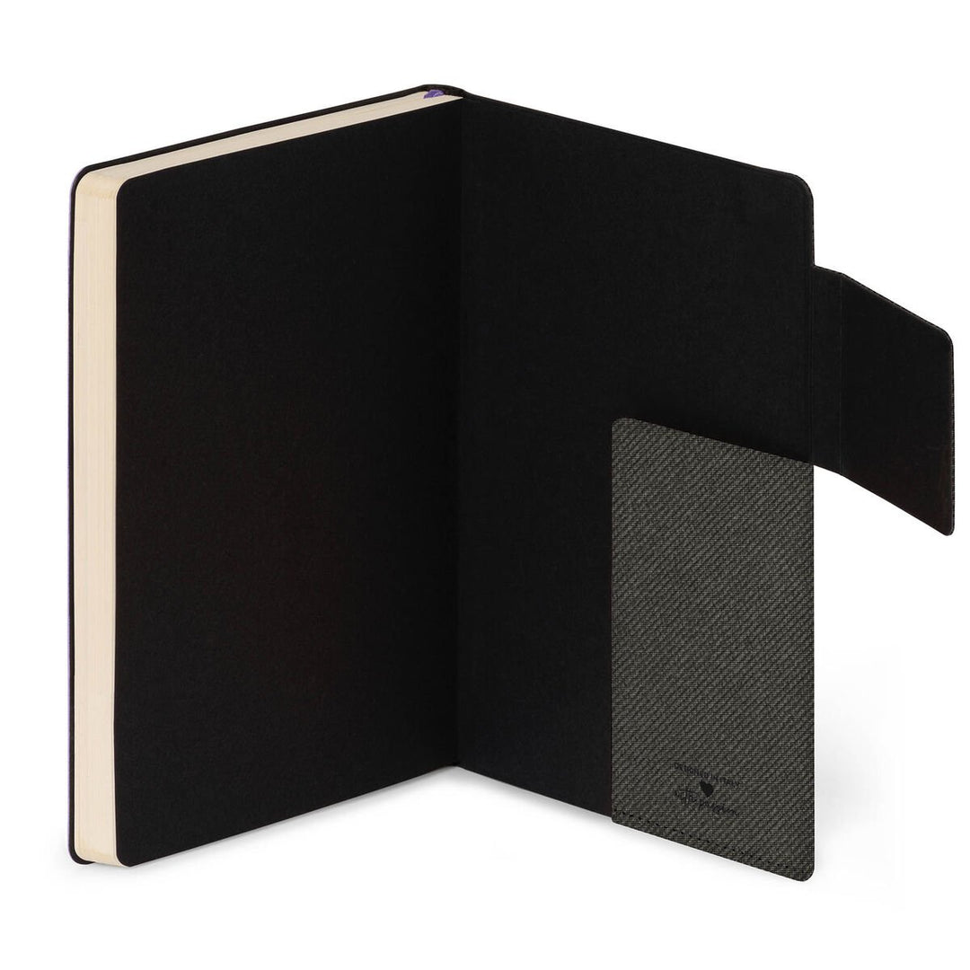 Cuaderno de Hojas Blancas con Tapa Blanda Monocolor - Deep Graphite - My Notebook
