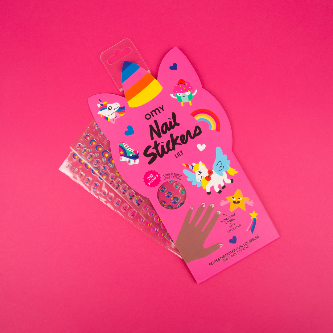 Pegatinas Omy Para Uñas-Unicornios