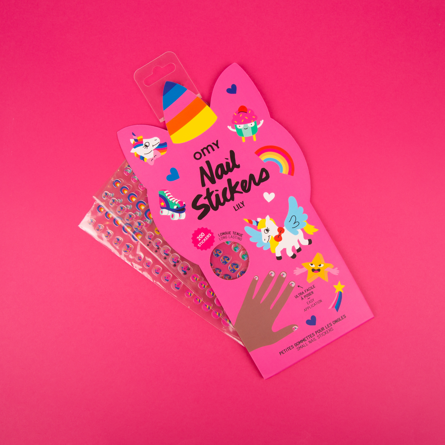 Pegatinas Omy Para Uñas-Unicornios