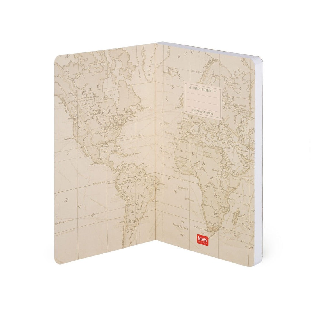 Cuaderno a Rayas Photo Notebook con Portada Rígida Ilustrada - Travel