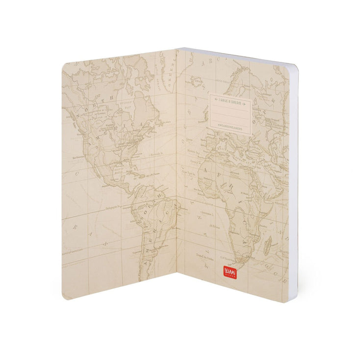 Cuaderno a Rayas Photo Notebook con Portada Rígida Ilustrada - Travel