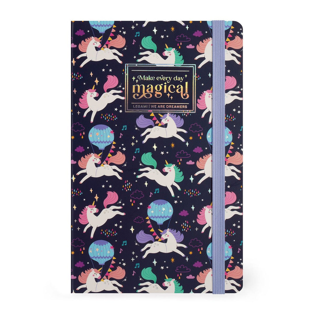 Cuaderno a Rayas Photo Notebook con Portada Rígida Ilustrada - Unicorn