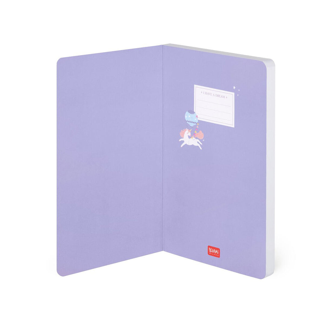 Cuaderno a Rayas Photo Notebook con Portada Rígida Ilustrada - Unicorn