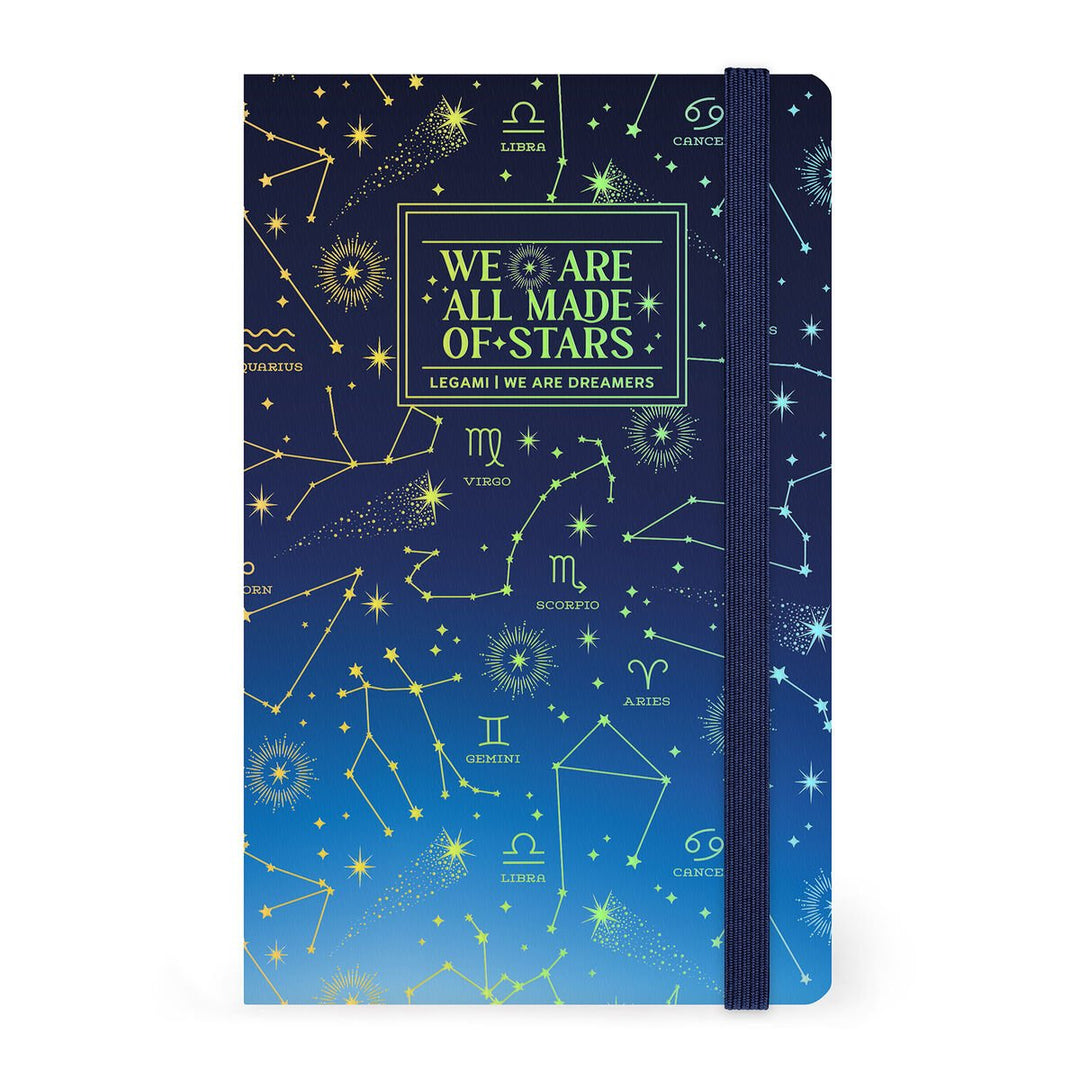 Cuaderno a Rayas Photo Notebook con Portada Rígida Ilustrada - Stars