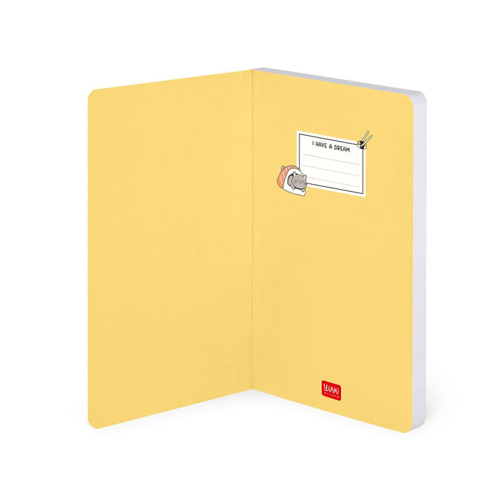 Cuaderno a Rayas Photo Notebook con Portada Rígida Ilustrada - Sushi Cat