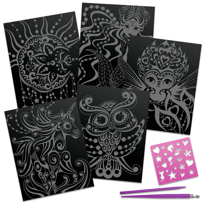 Dibujos Negros para Rascar