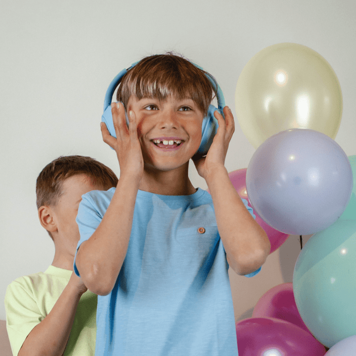 Auriculares inalámbricos cancelación sonido (max 85DB) – Azul