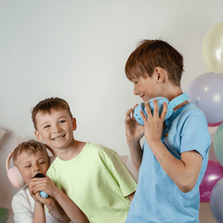 Auriculares inalámbricos cancelación sonido (max 85DB) – Azul