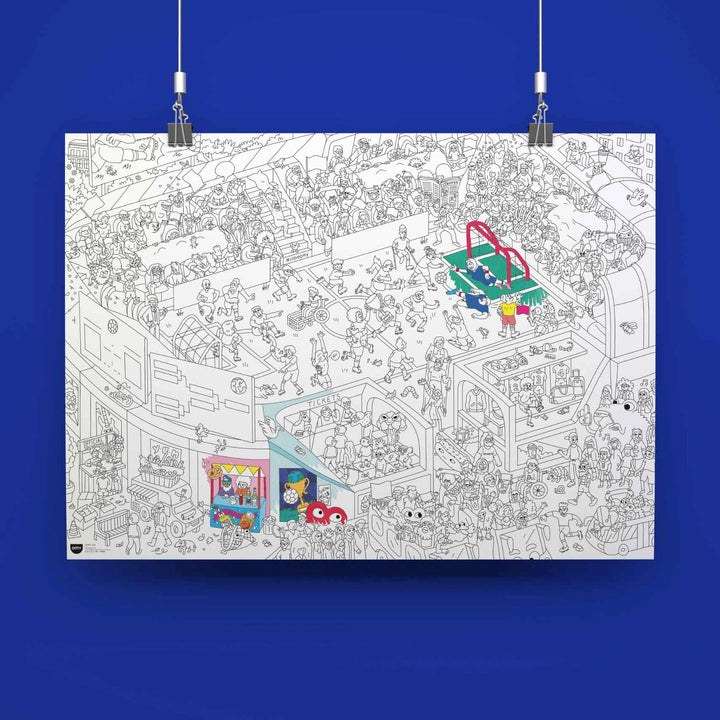 Poster XL Omy Gool Para Colorear