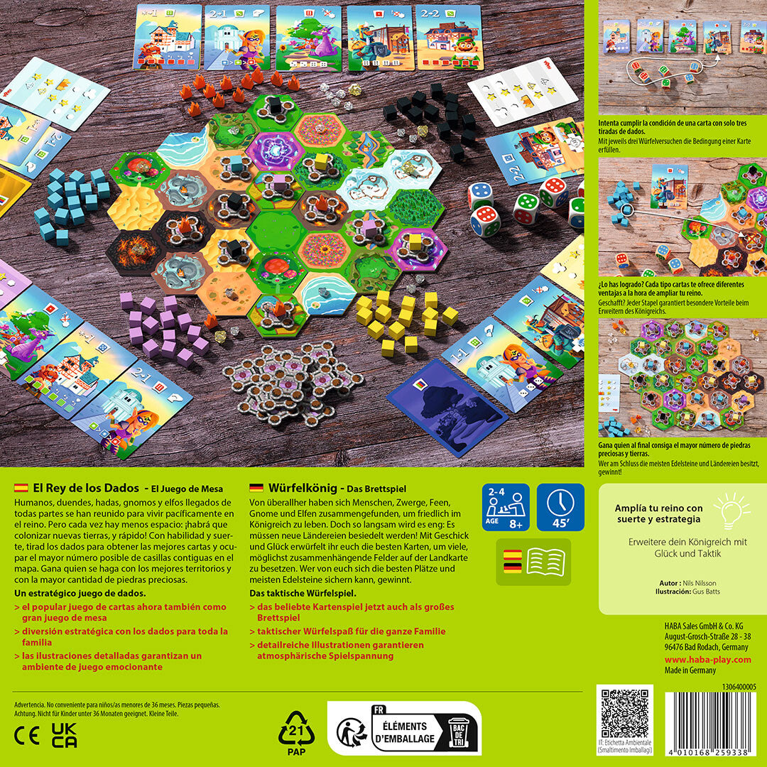 El Rey De Los Dados. El juego de mesa