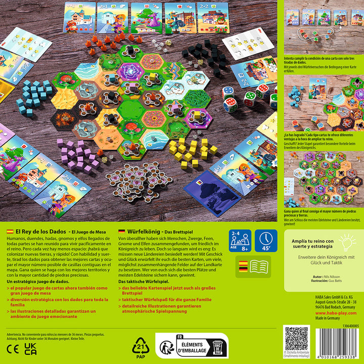 El Rey De Los Dados. El juego de mesa