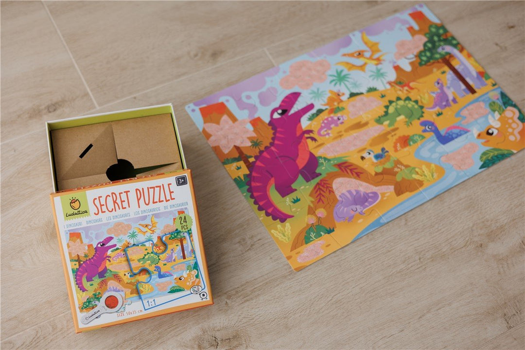 Secret Puzzle - Dinosaurios