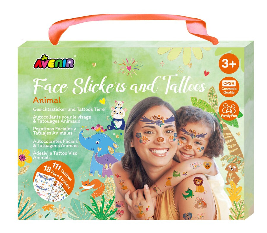 Pegatinas Faciales y Tatuajes - Animal