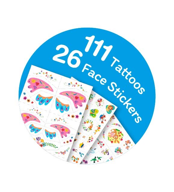 Pegatinas Faciales y Tatuajes - Fantasy Garden World