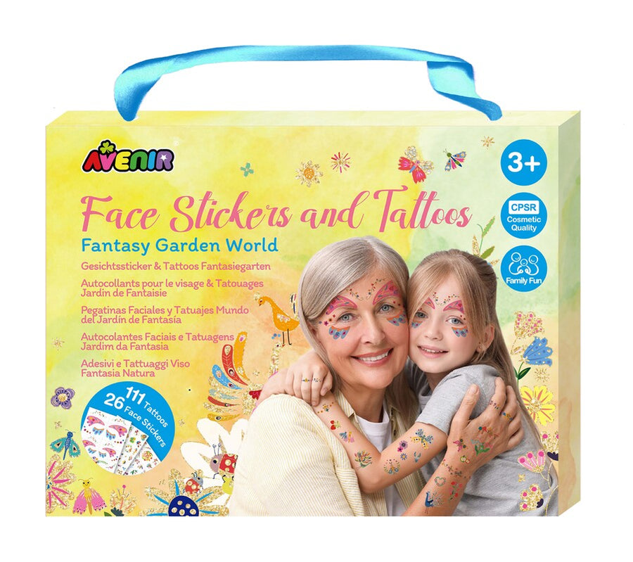 Pegatinas Faciales y Tatuajes - Fantasy Garden World