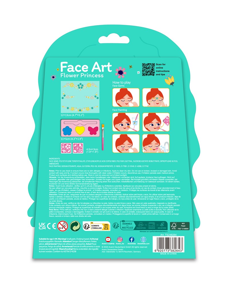 Fancy Me Arte Facial - Flower Princess