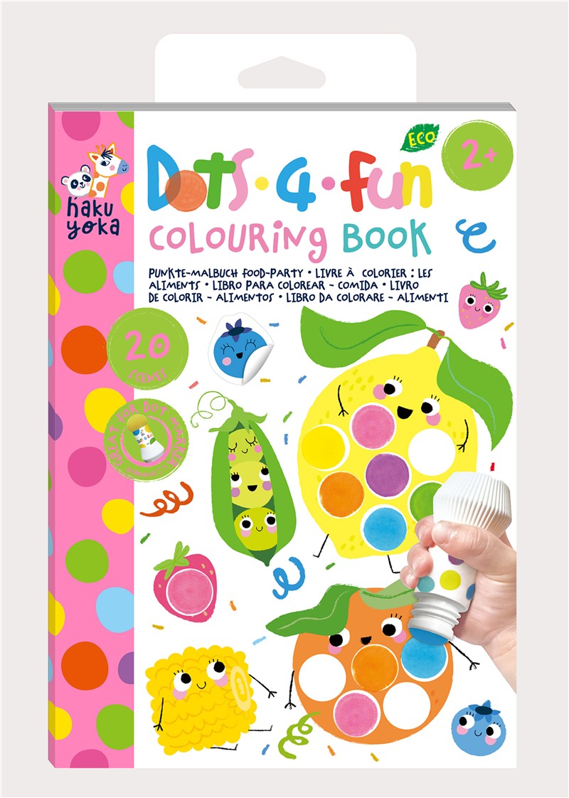 Dot 4 Fun Libros para Colorear - Los Alimentos