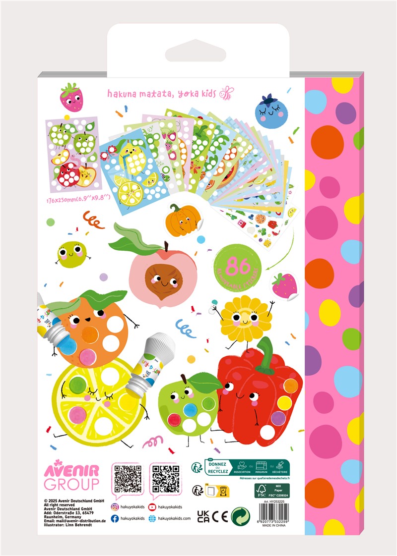 Dot 4 Fun Libros para Colorear - Los Alimentos