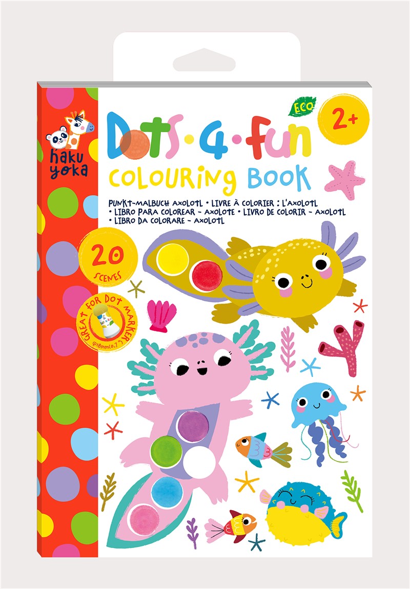 Dot 4 Fun Libros para Colorear - El Ajolote