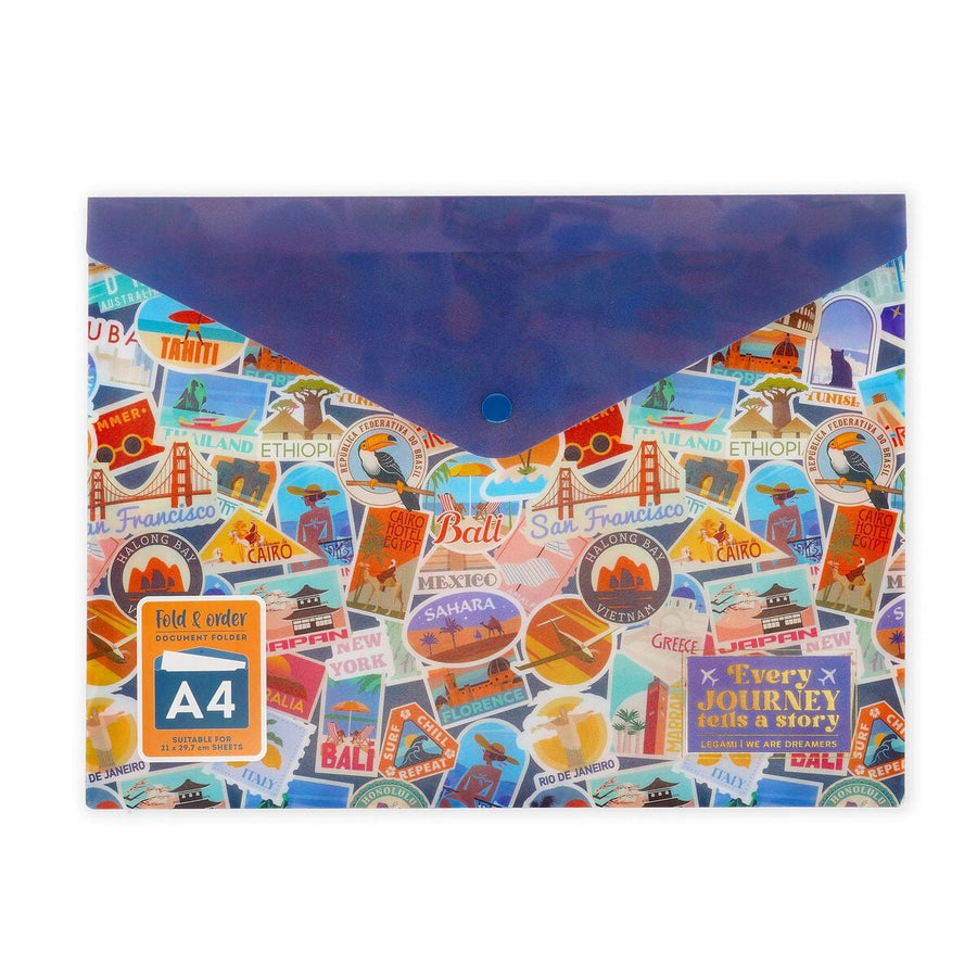 Carpeta para documentos - Fold & Order - Travel - Pegatinas