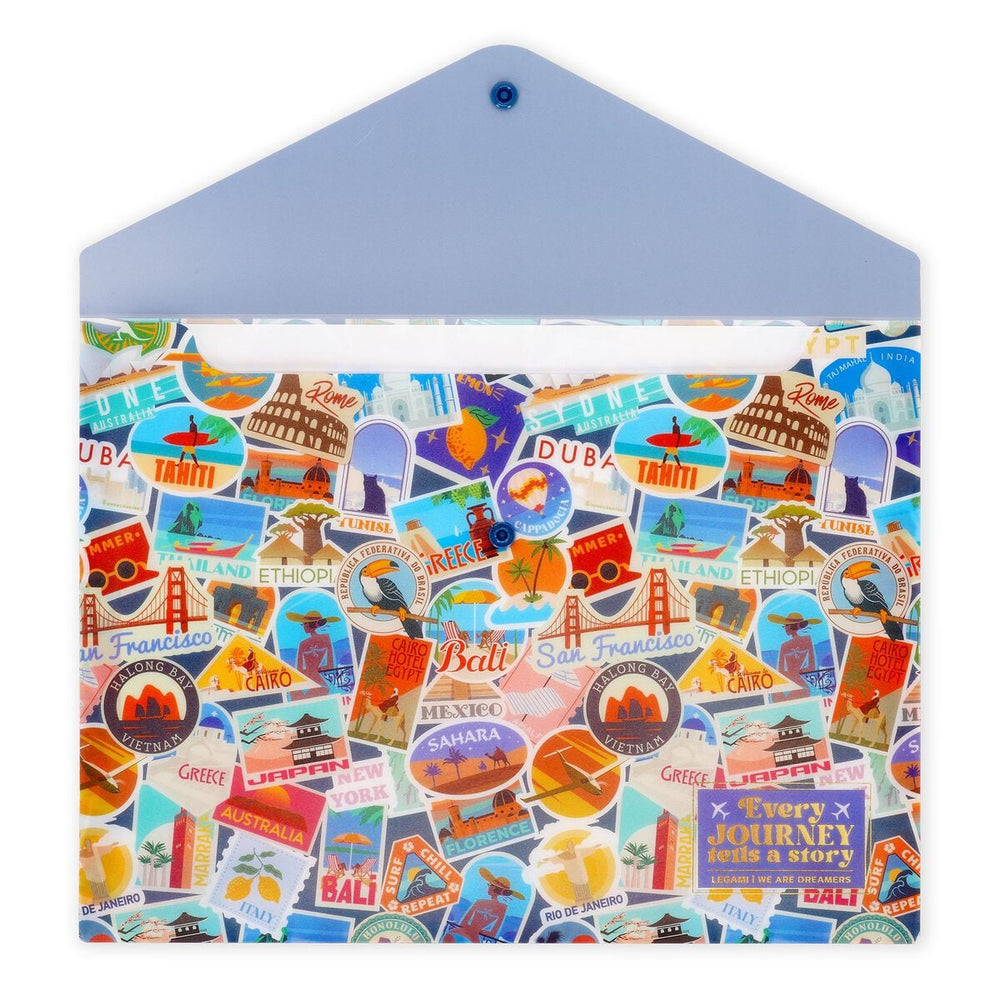 Carpeta para documentos - Fold & Order - Travel - Pegatinas