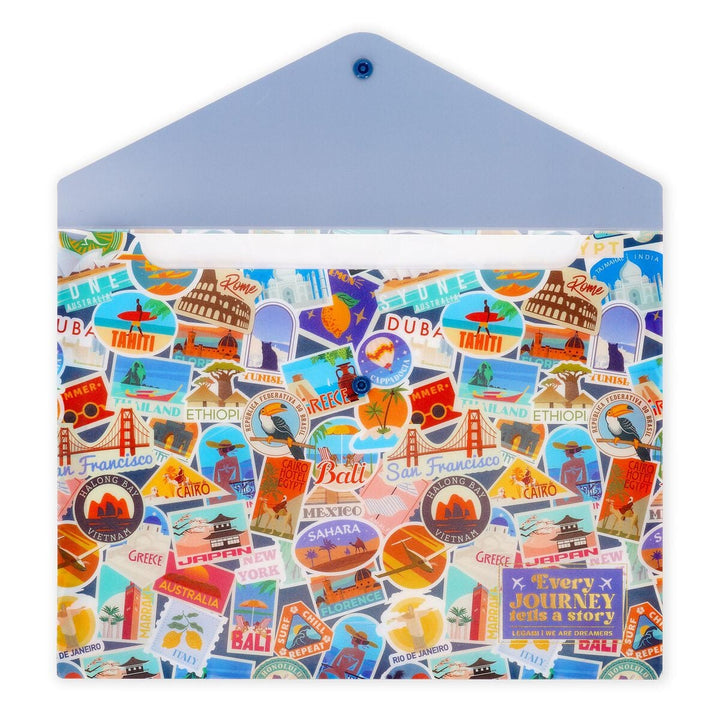 Carpeta para documentos - Fold & Order - Travel - Pegatinas