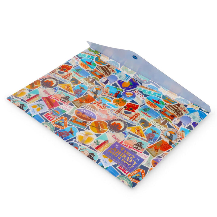 Carpeta para documentos - Fold & Order - Travel - Pegatinas