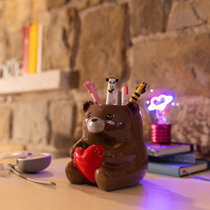 Lapicero de Cerámica - Teddy Bear - Desk Friends